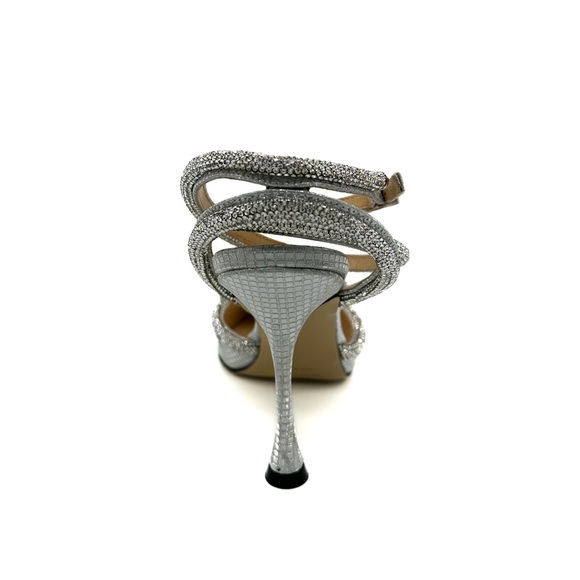 MACH & MACH Crystal Double Bow Pointed Toe Pump - Picture 5 of 7